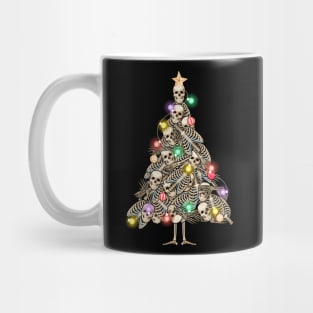 skeleton christmas tree Mug